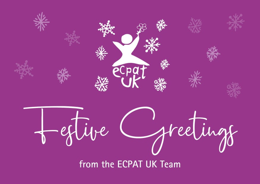 Festive greetings e-card from ECPAT UK